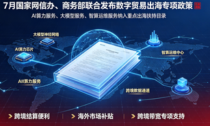 国内算力出海政策落地！支持智算服务、AI模型海外市场化运营